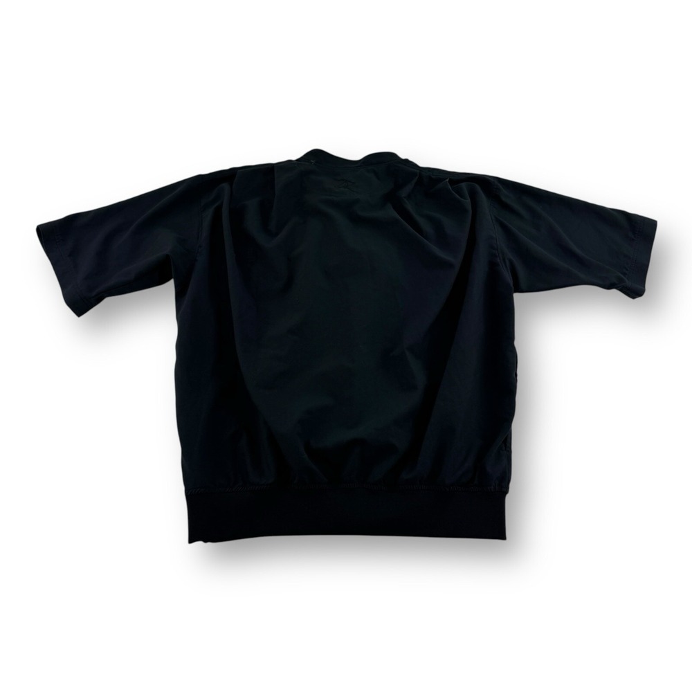 Zero Restriction ZR Men's Size Medium Black ¼ Snap Microfiber Polyester Pullover - Picture 2 of 4